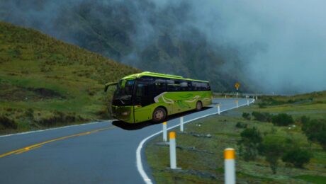 Bus to Machu Picchu