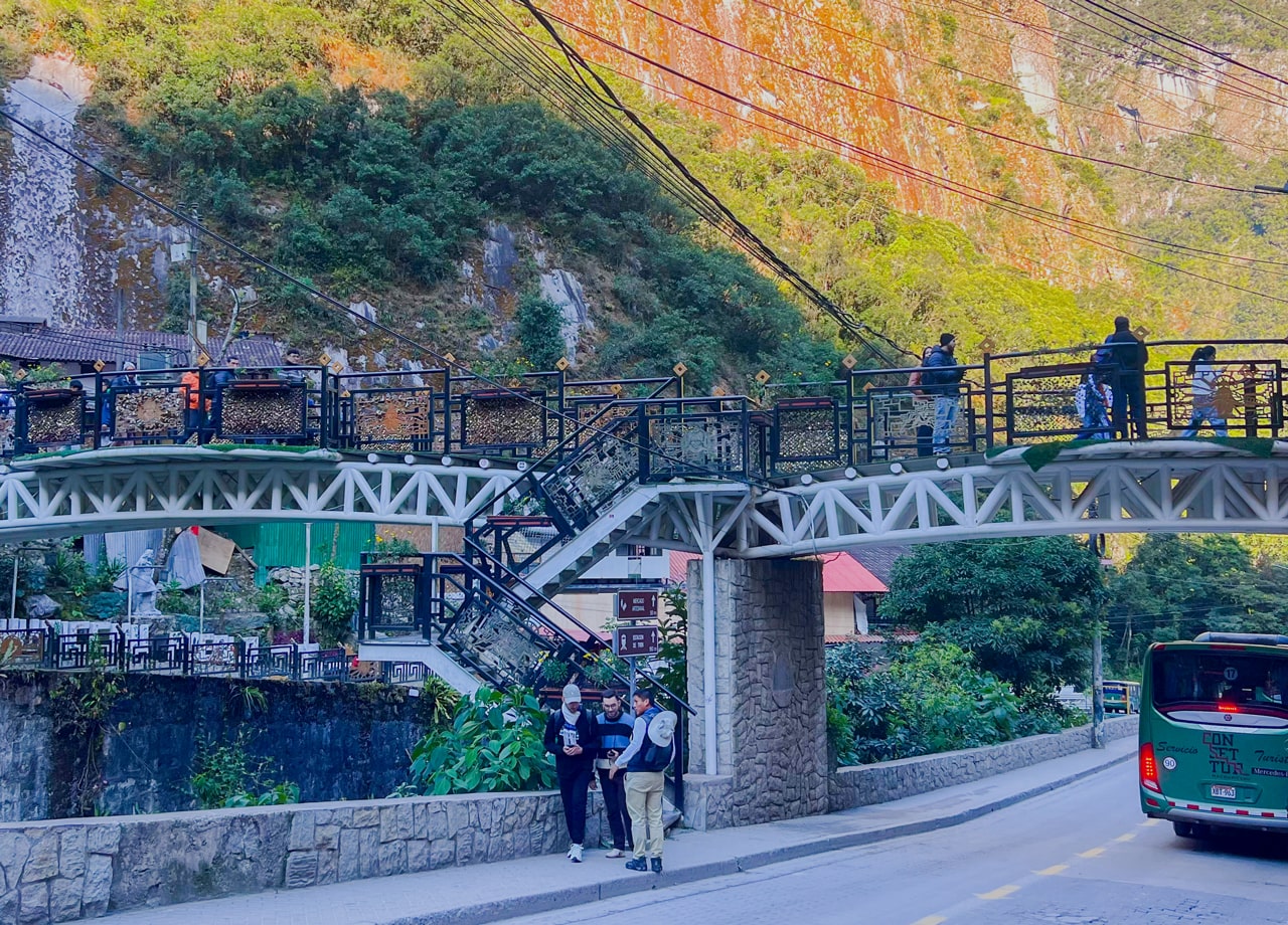 Bridge in Machu Picchu Pueblo Bridge in Machu Picchu Pueblo