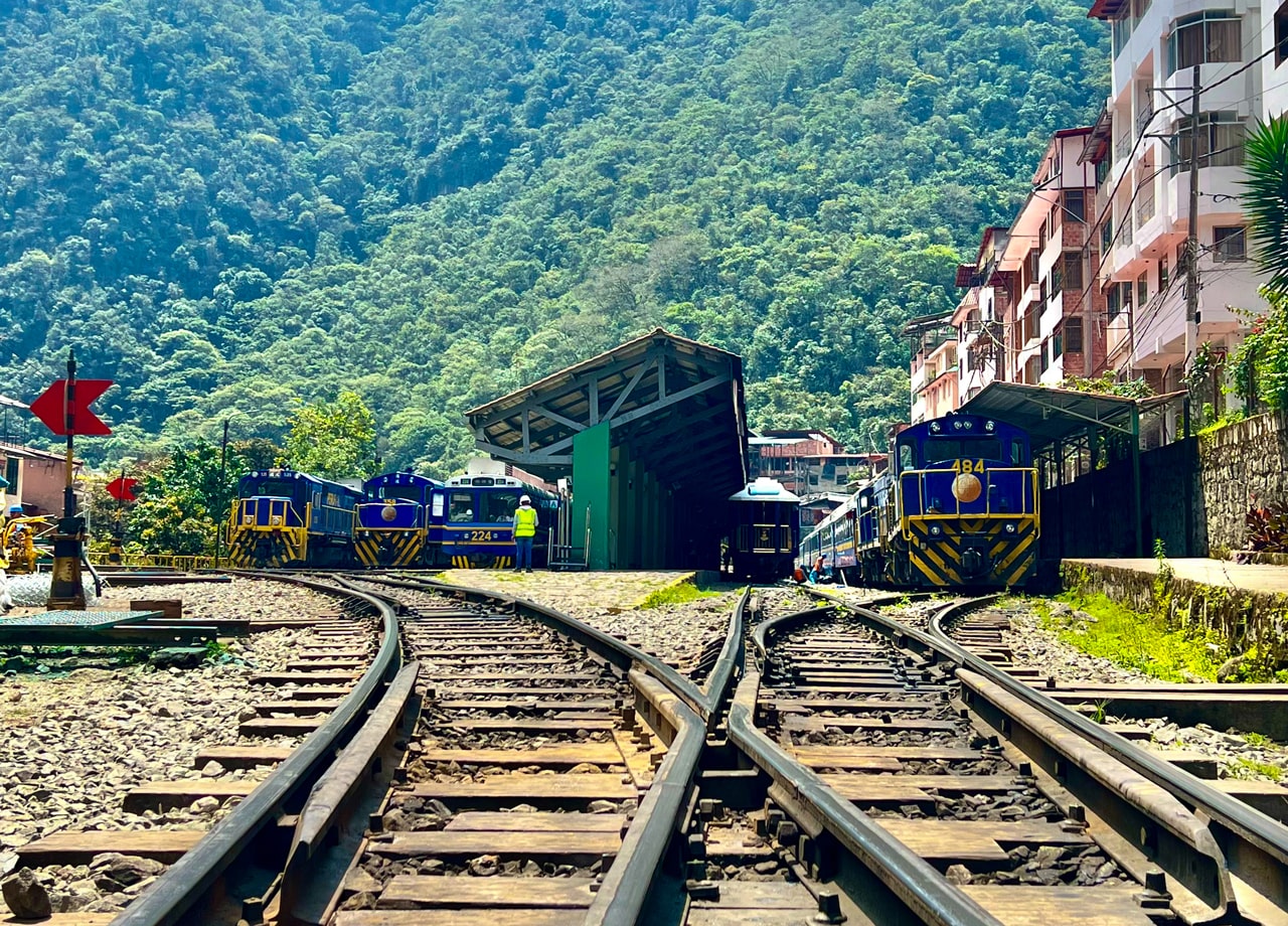 Train Station in Machu Picchu Train Station in Machu Picchu